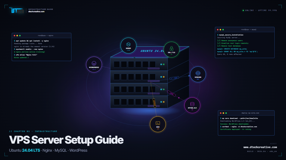 Complete Guide: VPS Server Configuration with Ubuntu 24.04 LTS (A to Z Setup)