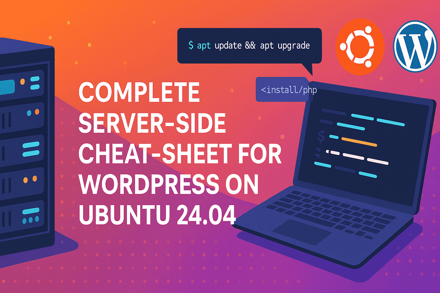 WordPress Cheat Sheet on Ubuntu min